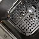 CHEFMAN 6 Quart Dual Basket Air Fryer Oven with Easy View Windows, Sync Finish, Hi-Fry, Auto Shutoff, 2 Independent 3Qt Nonstick Dishwasher Safe Frying Baskets, Digital Double Air Fryer - Black