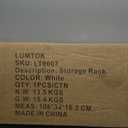 LUMTOK 11 Drawers Dresser with Fabric Drawers,Charging Station, LED Lights and Shelves for Bedroom,Hallway, Storage Organization (Black Wood Veins)