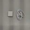 USB C Fast Charger for Airpods 4 Gen,AirPods Pro 2nd/3rd Gen,AirPods Max 2024,iPhone 15 16 17,iPad, iPad Pro - 6.6ft USB-C Cord, 20W PD Power Adapter