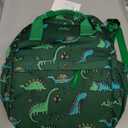 Cute Preschool Backpack Toddler School Book Bag for Girls Boys Kids Kindergarten Nursery Travel Bag with Chest Strap(12inch, Green Dinosaur)
