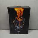 Physkoa Brown/Amber Wine Glasses Set of 6-15oz Hand Blown Crystal Colored Wine Glasses with Long Stem, Wedding, Birthday, Valentine's Day Glassware