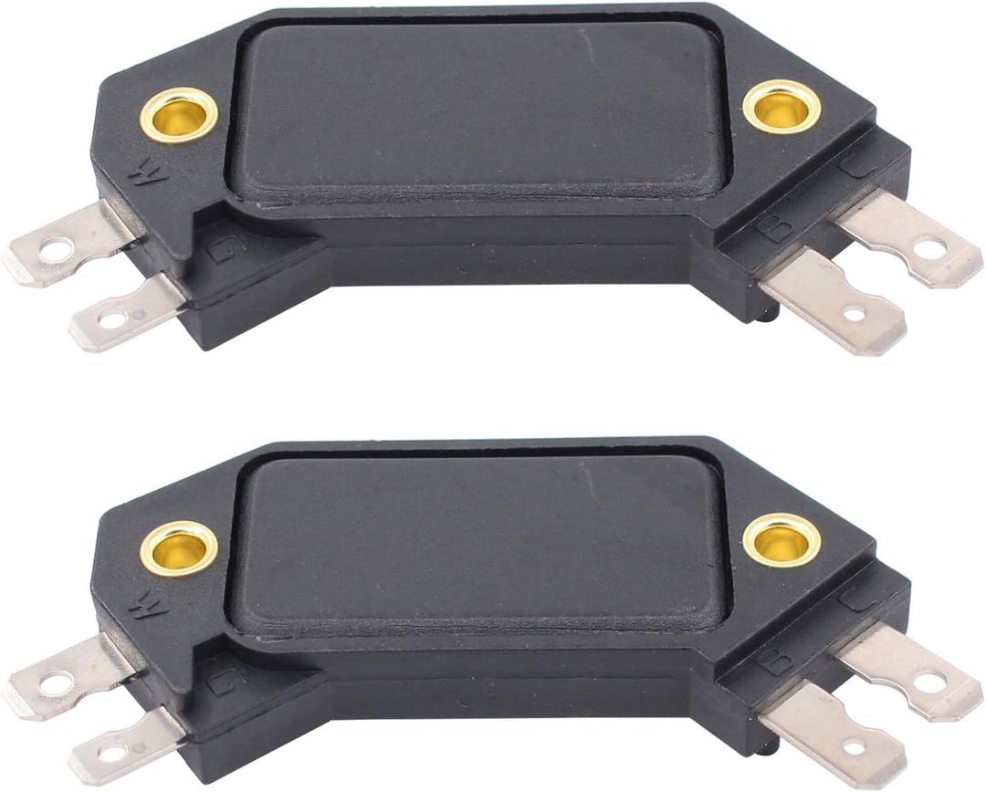 ApplianPar 2Pcs Ignition Control Module 4 Pin HEI Distributor for GM Chevy Pontiac Oldsmobile