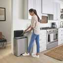 Rubbermaid Elite Stainless Steel Step-On Trash Can, 12 Gallon