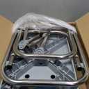 UGarden Folding Shower Chair Seat, 17.5" Stainless Steel Small Shower Chair for Inside Shower with Pad, 400lbs Portable Travel Shower Stool, Safety Anti-Slip Bath Chair for Seniors, Disabled, Gray