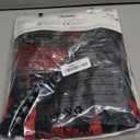 Spooktacular Creations Halloween Ninja Costume Kids, Ninja Dragon Jumpsuit Set, Boys Halloween Costume for DressUp Party (Large(10-12 yrs), Black+Red)