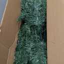 6 FT Pre-lit Christmas Tree, Artificial Pine Spruce Christmas Tree 980 PVC Branch Tips 300 Warm White Lights, Easy Assembly with Metal Stand and Hinged Branches Decoration