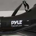 Pyle Portable Compact PA Megaphone Speaker with Alarm Siren & Adjustable Volume - 50W Handheld Lightweight Bullhorn - with Mic, AUX IN for MP3, 1200 Yards Range, Rechargeable Battery