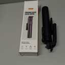 Selfie Stick Travel Tripod for Cell Phone with Remote Control and Phone Holder, Extendable Selfie Stick for iPhone, iPhone Tripod for Video Recording, 50 Inch, Black