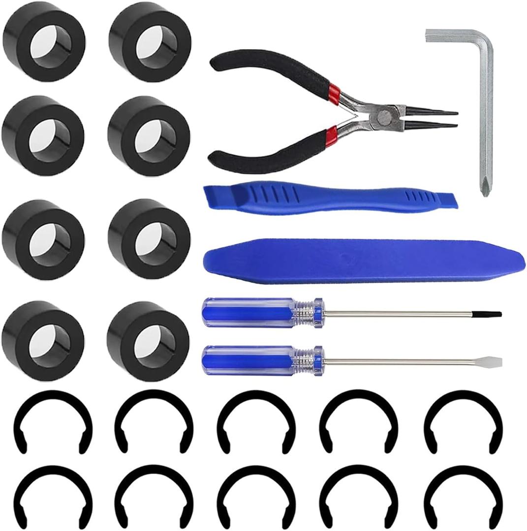 24 Packs Rubber from Moving Retaining Clip Rings Rubber Roller Replacements Sets Compatible with Cricut Maker/Maker 3 Only Roller Resolution for Cricut Maker Complete Repair Tools