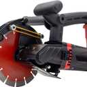 8'' Electric Concrete Saw 4800W Wall Chaser Concrete Cutter for Brick, Concrete Wall, Granite, Marble, Tile with 8" Saw Blade, Water Pump, Water Hose