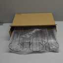 Geelin Coffee Cup Dispenser, Cup Holder Organizer for Storing Paper Cups, Straws, Lids and Disposable Tableware(4-Compartment Single Layer, Black and Brown)