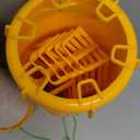 3 Pack Upgraded Wasp Trap Outdoor Hanging, Carpenter Bee and Hornet Catcher, Reusable Yellow Jacket Trap with Bait Reservoir, Bee Killer and Wasp Catcher for Outside (Orange)
