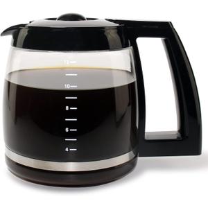 12-Cup Replacement Glass Carafe for Cuisinart Coffee Maker Models CHW-12, CHW-12P1, DCC-1100BK, DCC-1200, DCC-2650, DGB-550BK, DGB-550BK1 DGB-625BC, DGB-700BC, and SS-12 Part# DCC-1200PRC