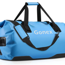 Gonex 80L Extra Large Waterproof Duffel Bag for Kayaking, Light Blue