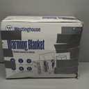 Westinghouse Electric Blanket Queen, Heated Blanket Queen Size with 10 Heating Levels and 1 to 12 Hours Heating Time Settings, Flannel to Sherpa Reversible, Machine Washable (84" x 90", Beige)