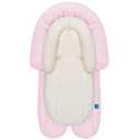 COOLBEBE New 2-in-1 Babybody Supports for Baby Newborn Infants - Extra Soft Stroller Cushion Pads Car Seat Insert, Seasons, Pink
