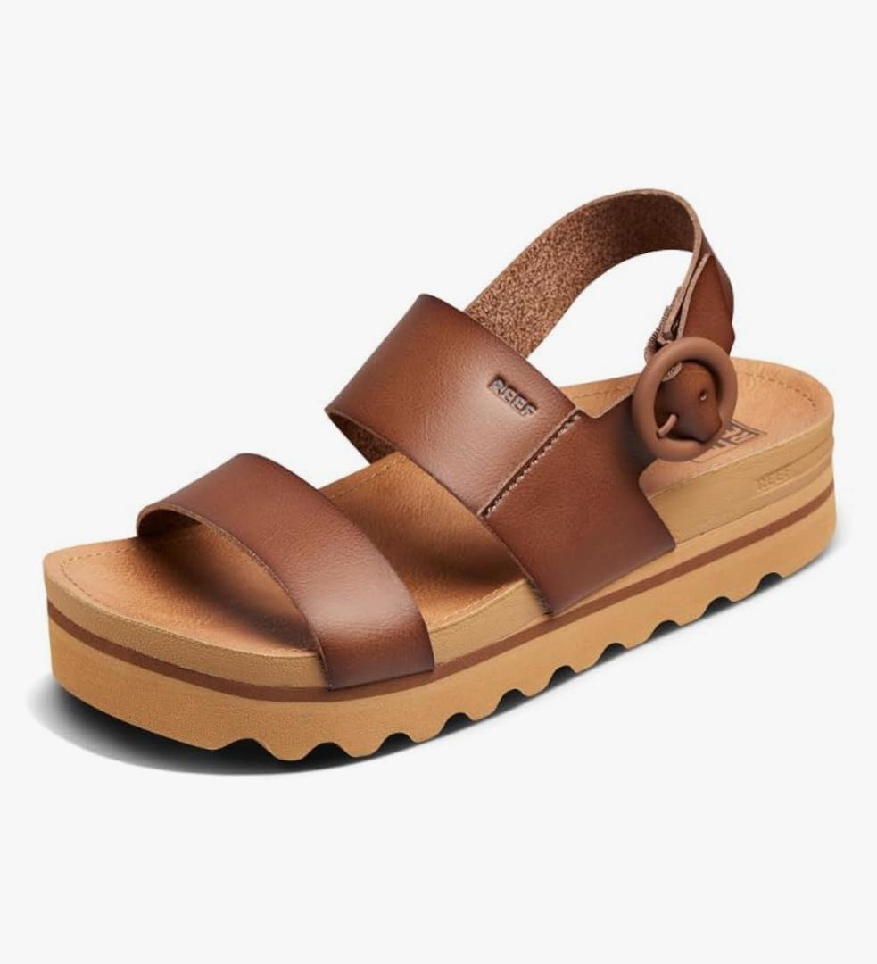REEF Women's Vista Hi Buckle Platform Sandal 9.5