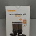 oneisall Automatic Cat Feeder with 5G WiFi, Automatic Cat Food Dispenser for 2 Cats Small Pets, 20 Cups/5L Timed Dry Food Dispenser with APP Control (Black)