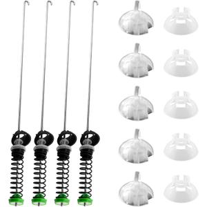 Suspension Rod Kit for May.tag MVWC565FW2 MVWC565FW1 MVWX655DW1 MVWX655DW2 Bravos Washer-Whirl.pool WTW5000DW3 WTW5000DW2 WTW5000DW1Washing Machine Damper Rods by TOMOON