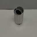 Stainless Steel Car Exhaust Tip, 2.5" Inlet 3.3" Outlet Adjustable Chrome-Plated Finish Exhaust Tailpipe, Car Exhaust Pipe Modification Tail Throat Tail Pipe, Fit for Most Cars (Straight, Silver)