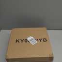 EDISLIVE 3-tier Drum Linen Lamp Shade for Pendant Lamp Floor Lamp Chandelier Replacement Shade Clip on Bulb Classic Round Lampshade Cover Only (Black)