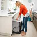 ANASTA Cabinet Trash Can Pull Out Kit, Heavy Duty Under Sink Garbage Can Pull Out Track + 7 Gal Bin, Under Cabinet Slide Out Organizer, Trash Can Drawer Slide for Counter, Kitchen Trash Cans