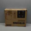 Stadium Seats for Bleachers, Bleacher Seats with Ultra Padded Comfy Foam Backs and Cushion, Wide Portable Stadium Chairs with Back Support and Shoulder Strap (Regular - 16.9"W x 13.2"D x 15.4"H, Black)