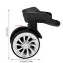 Luggage Wheel, Suitcase Swivel Wheel Replacement Roller Travel Trunk Caster Luggage Kit
