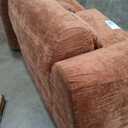 Merax 140" Curved Polyester Sectional Sofa Set, 7 Seat Modern Cloud Couch with Chaise Lounge,3 Pillows, Fully Assembled for Living Room, Orange