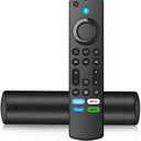 Replacement Firestick Remote for All Fire Series TVs Stick (2nd/3rd Gen)/4K/Lite, Universal TV Remote Compatible with Stick 4K Max/Omni/QLED Series & TVs Cube with Voice Control, for Smart TV(3rd Gen)