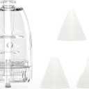 GROWNSY Official Upgraded Larger Suction Chamber and 3Pcs Silicone Tips for GROWNSY Nasal Aspirator, Nose Sucker Replacement Kit