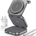 2024 Wireless Charger for Magsafe, AC Island 5-in-1 Portable Charging Station