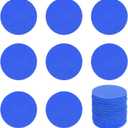 PATIKIL 1.6" Carpet Spot Markers, 35Pcs Circle Floor Dots Markers Carpet Spots for Teacher Classroom Decoration Elementary Preschool Supplies, Blue