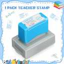 2 x Teacher Stamps Self Inking Teacher Grading Stamps Checkbox for Classroom(Completed)