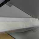 No Drill No Tools Light Filtering Cellular Shades,Cordless Blinds for Indoor Windows,Room Darkening Window Shades Honeycomb Blinds for Bedroom,Office,Home,Light White,33.5" w x 64" h