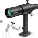 Alstar Finder Scope, 6x30 Correct-Image Optical Finderscope for Astronomy Telescopes, Fully Multi-Coated Optics Adjustable Bracket, Provides an Upright & Non-Reversed Image