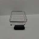 Dish Drying Rack in Sink, Expandable Stainless Steel Dish Drainers for Kitchen Counter, Dish Dryer Rack for Inside Sink, Over The Sink Dish Racks with Utensil Holder, Silver