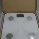 Scale for Body Weight and Fat Percentage, RunSTAR Digital Accurate Bathroom Smart Scale with Large Display, FSA&HSA Eligible 13 Body Composition Analyzer Sync App, White