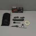 Saker Caulking Tool Kit-Aluminum 4 In 1 Sealant Finishing Tool Grout Remove Scraper Caulk Remover Glass Glue Angle Scraper for Bathroom, Kitchen, Floor, Window, Sink Joint, Frames Seal Silver