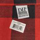 DII Buffalo Check Collection, Classic Farmhouse Cloth Napkin Set, 20x20, Red & Black, 6 Piece