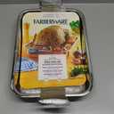 Farberware Classic Traditions Stainless Steel Roaster/Roasting Pan with Rack, 17 Inch x 12.25 Inch