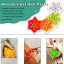 2 x Reusable Snap Heat Pack, Click Hand Warmers for Camping, Outdoor, Indoor, Working, Studying (Christmas Star)