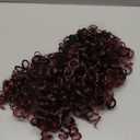 Xiaofeng Spring Curly Ponytail Hairpiece Drawstring Synthetic Ponytail Extension for Women and Girls Daily Use (1B/Burgundy, 12 Inches)