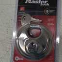 Master Lock 40D Stainless Steel Discus Padlock with Key (1 Pack)
