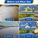 Car Coating Spray, 17.6 oz Quick Effect Coating Agent, Oil Film Emulsion Glass Cleaner, Polish Spray Waterless Wash Wax, Spray Wax Polish for Car Scratches(1PC+Sponge+Cloth)