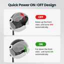SalonDepot Professional Ionic Hooded Hair Dryer, 1875W Height Adjustable with Bonnet 3 Temperature Settings, Rolling Wheels for Salon, Spa and Home Use