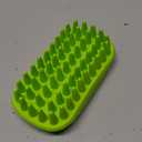 Pet Silicone Shampoo Brush for Long & Short Hair Medium Large Pets Dogs Cats,Shower Wash Curry Brush,Dog hair Products Accessories Dog Back Massage for Long & Short Hair Small Large Pets Dogs(Green)