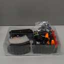 2-in-1 Slot Car Race Track Set with 4 High-Speed Cars, Electric Track, Dual Racing Game with 2 Controllers, Circular Overpass Design Featuring Flash Tracks. Toy Gift for Boys Kids Ages 4-6 6-8 8-12