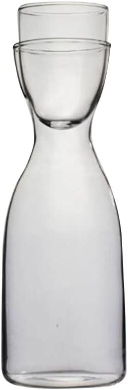 DOITOOL Clear Teapot Cup Set Heat Resistant Glass Water Cup and Milk Pot for Home Kitchen Dining and Entertaining 3.2Oz 3Pc Set