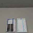 Upgraded Slider 3 in 1 Bedtime/Morning/Daily Routine Chart for Kids, Magnetic Chore Chart for Kids, Visual Schedule for Kids Toddlers Schedule Board for Home